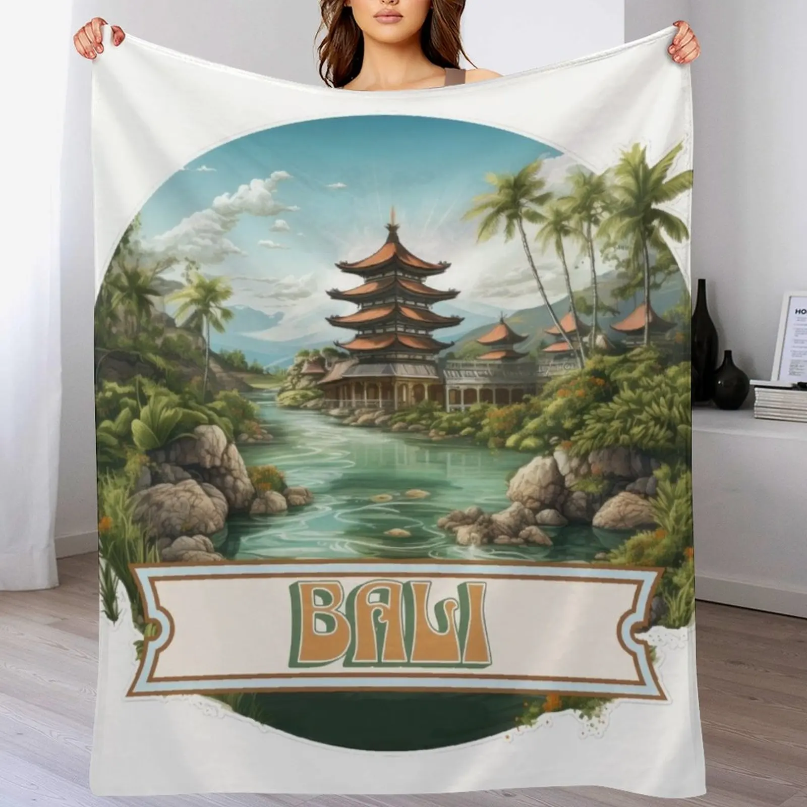 3D Printing Indonesia - Bali Indonesia Throw Blanket Versatile Cozy