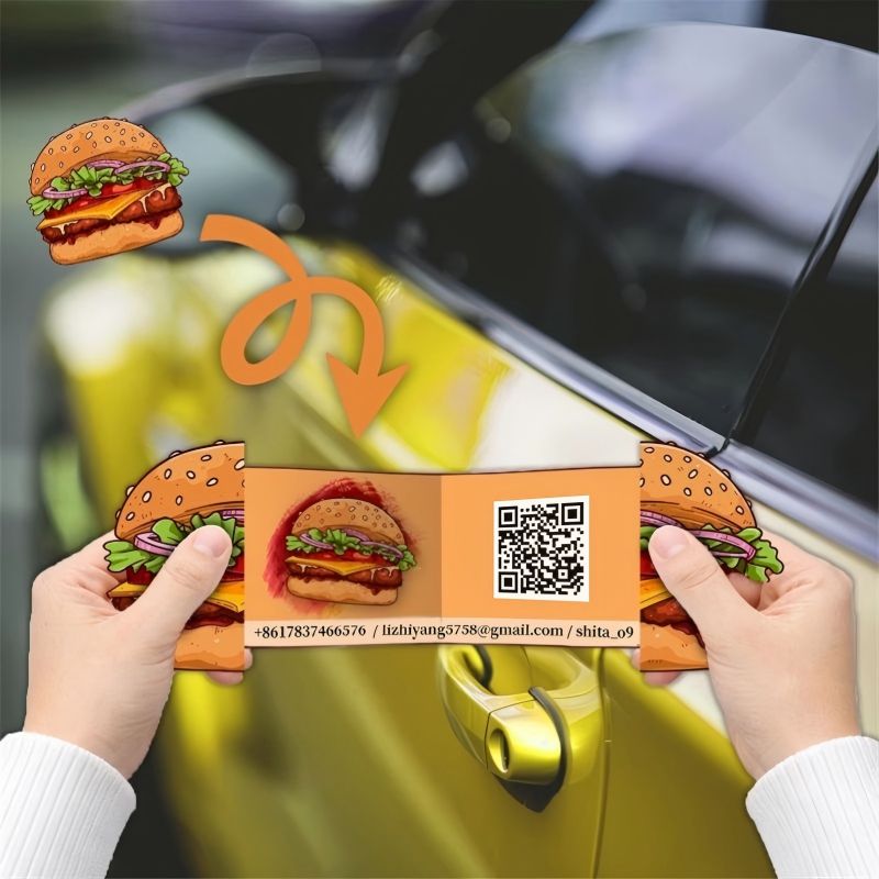 3D Printing Qr Code - Custom 3D Pop-up Business Card Template