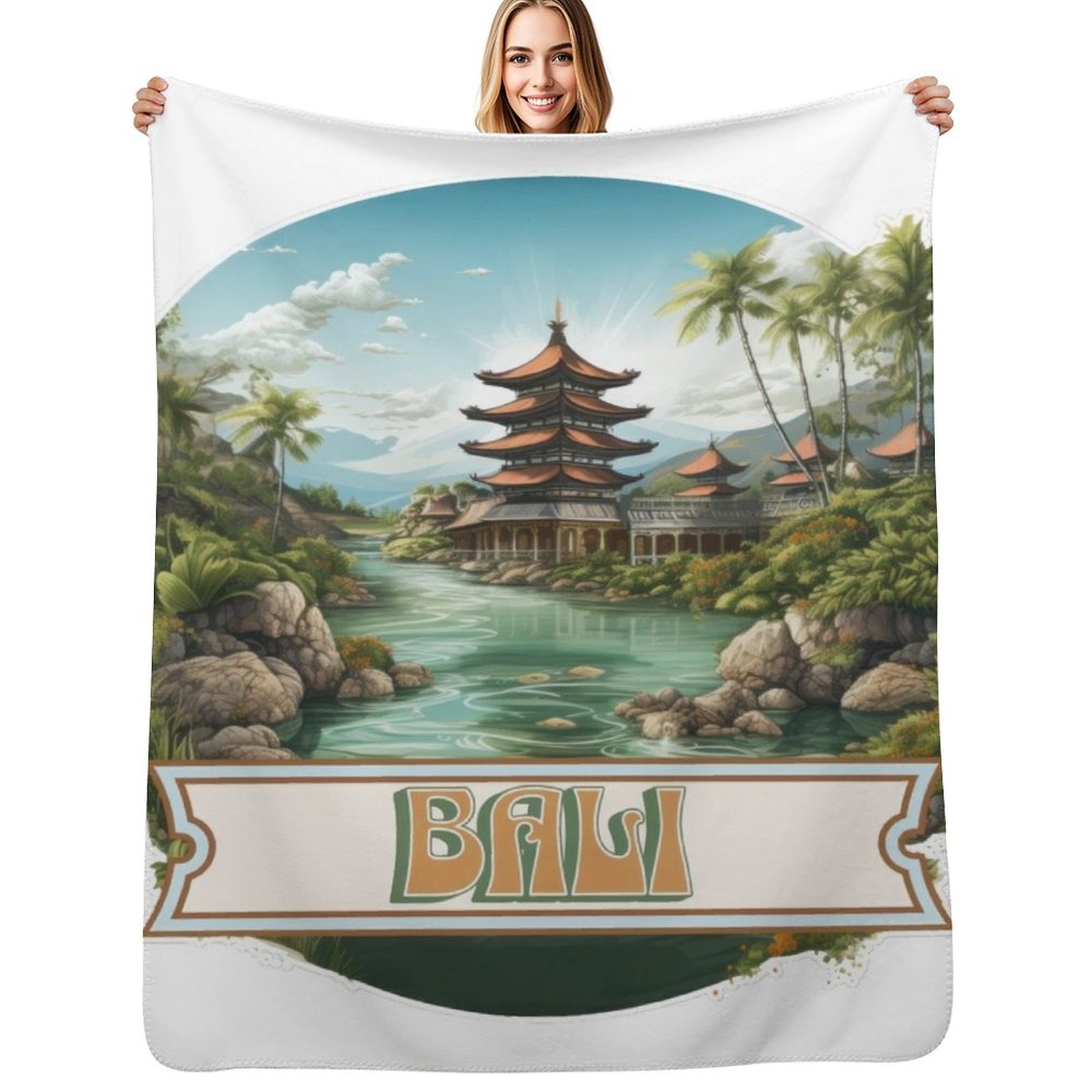 3D Printing Indonesia - Bali Indonesia Throw Blanket Stylish Couch