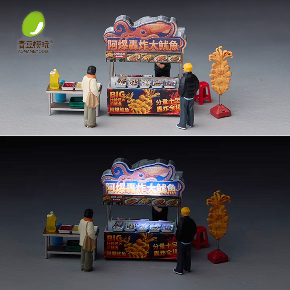 3D Printing Diecast Cars - Kicarmod 1:64 The Snack Stand Selling