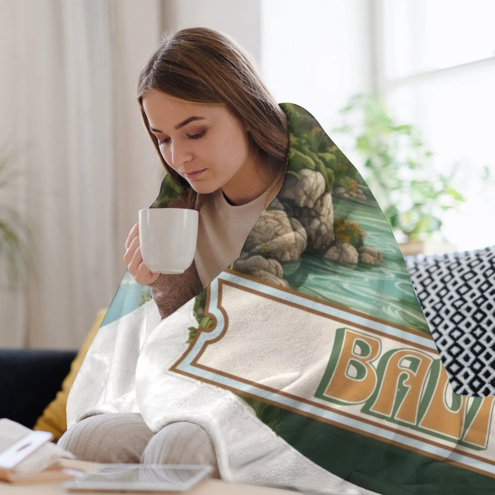 Bali Indonesia Throw Blanket V - 3D Printing Indonesia 评论和价格