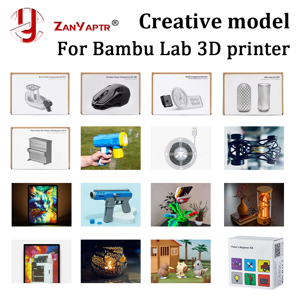 For Bambu Lab DIY Creative Mod - 3D Printing Process 评论和价格