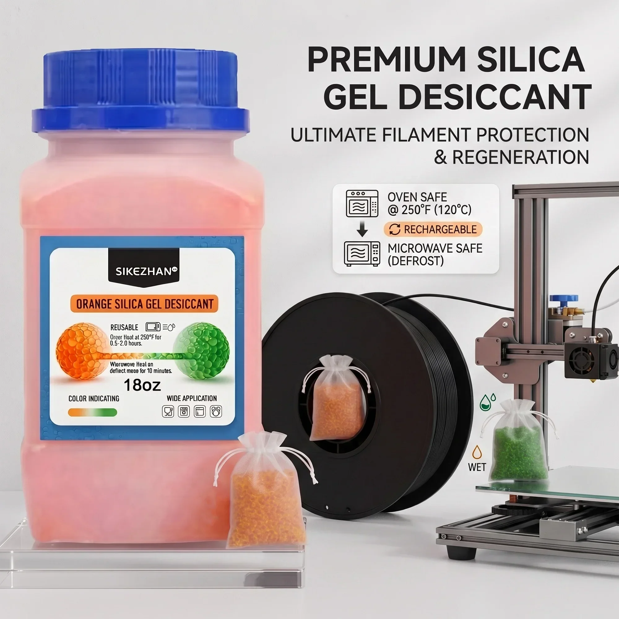 3D Printer Filament Desiccant  - 3D Printing Deck Box 评论和价格