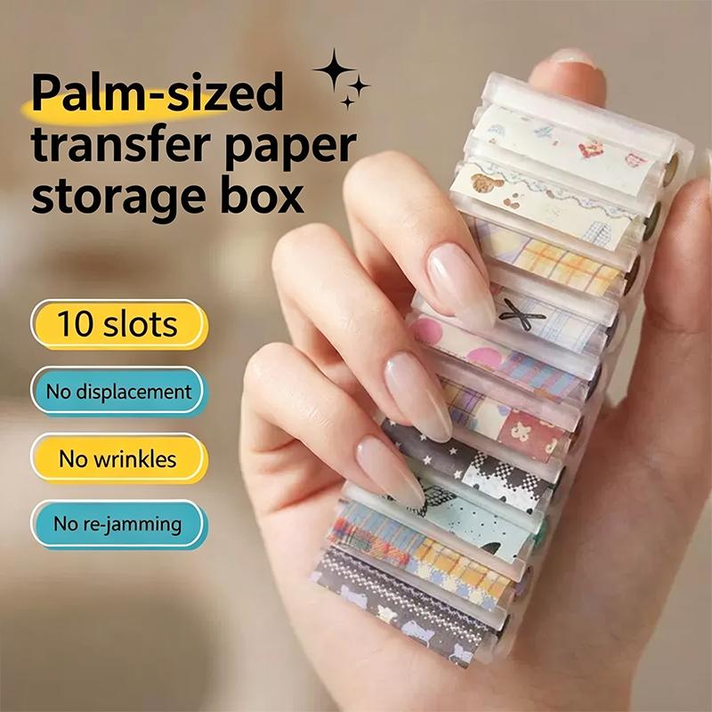 10 Grid Nail Transfer Paper 3D - 3D Printing Nails 评论和价格