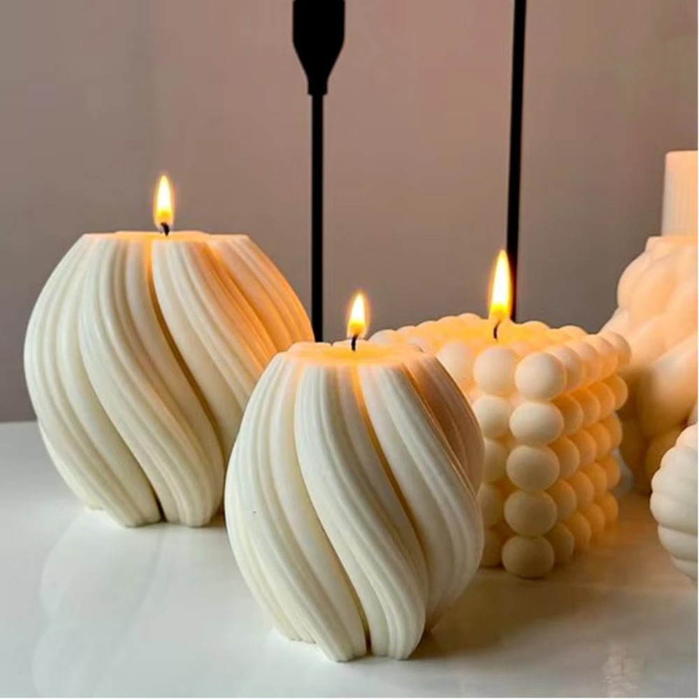 3D Rotating Pillar Candle Sili - 3D Printing Concrete 评论和价格