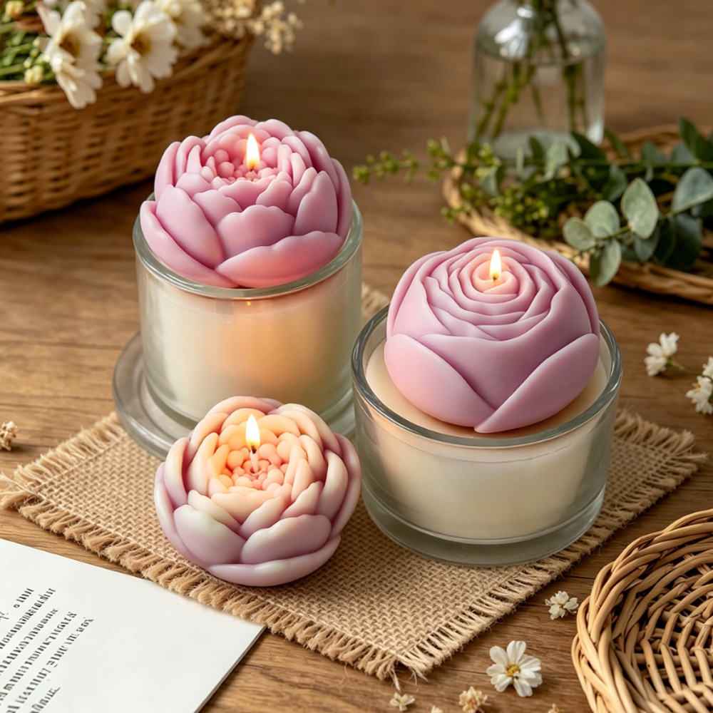 3D Flower Silicone Mold Peony  - 3D Printing Concrete 评论和价格
