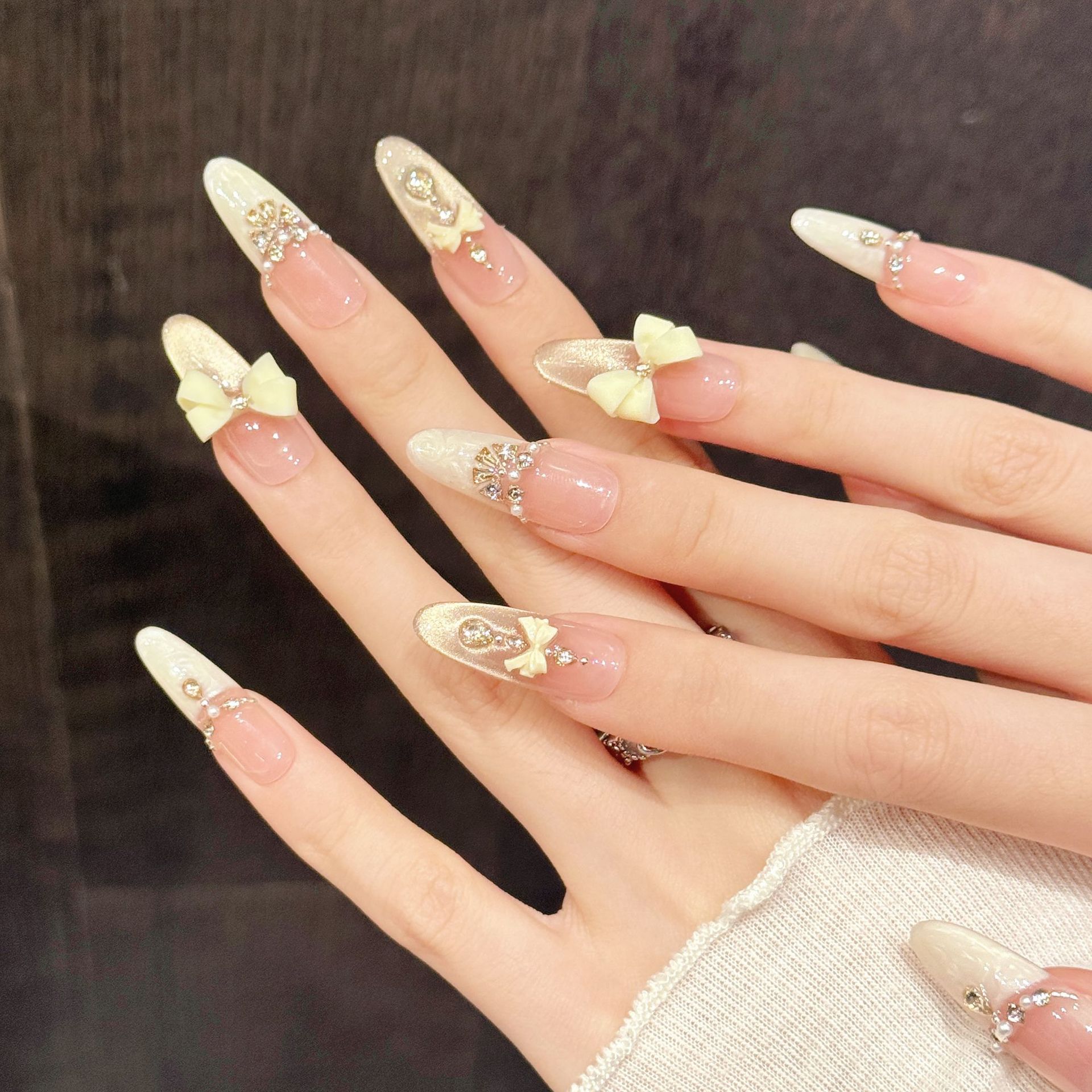 10pcs Handmade Press On Nails  - 3D Printing Nails 评论和价格