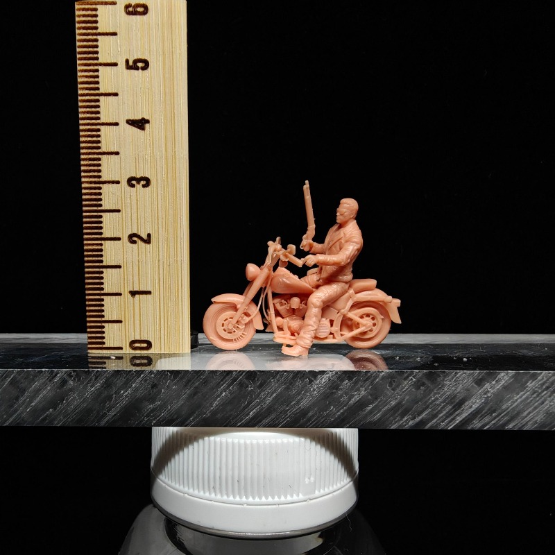 1/64 Scale Miniature Biker Man - 3D Printing Diecast Cars 评论和价格