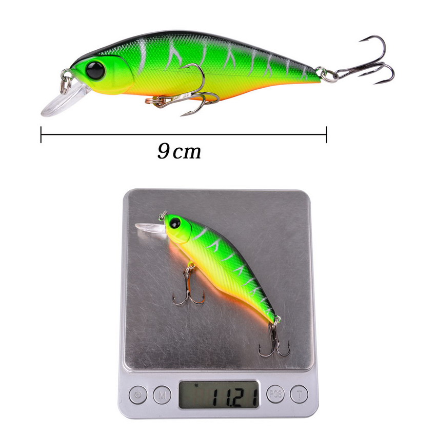 1pcs High Quality Minnow Fishi - 3D Printing Lure 评论和价格
