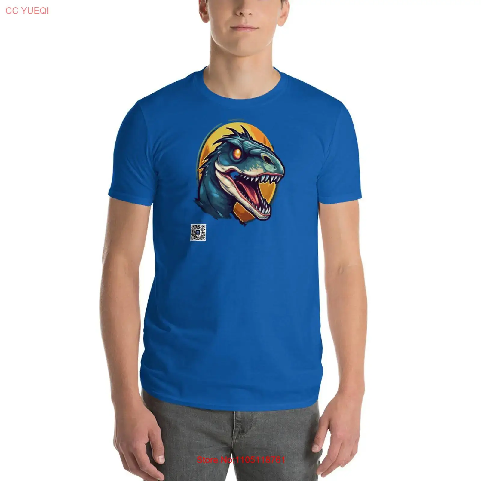 Dinosaur T Shirt smartphone ca - 3D Printing Qr Code 评论和价格