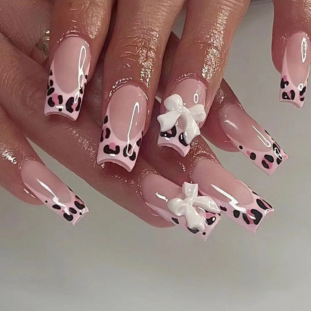 24pcs Y2K Sweet Cool Square Pr - 3D Printing Nails 评论和价格
