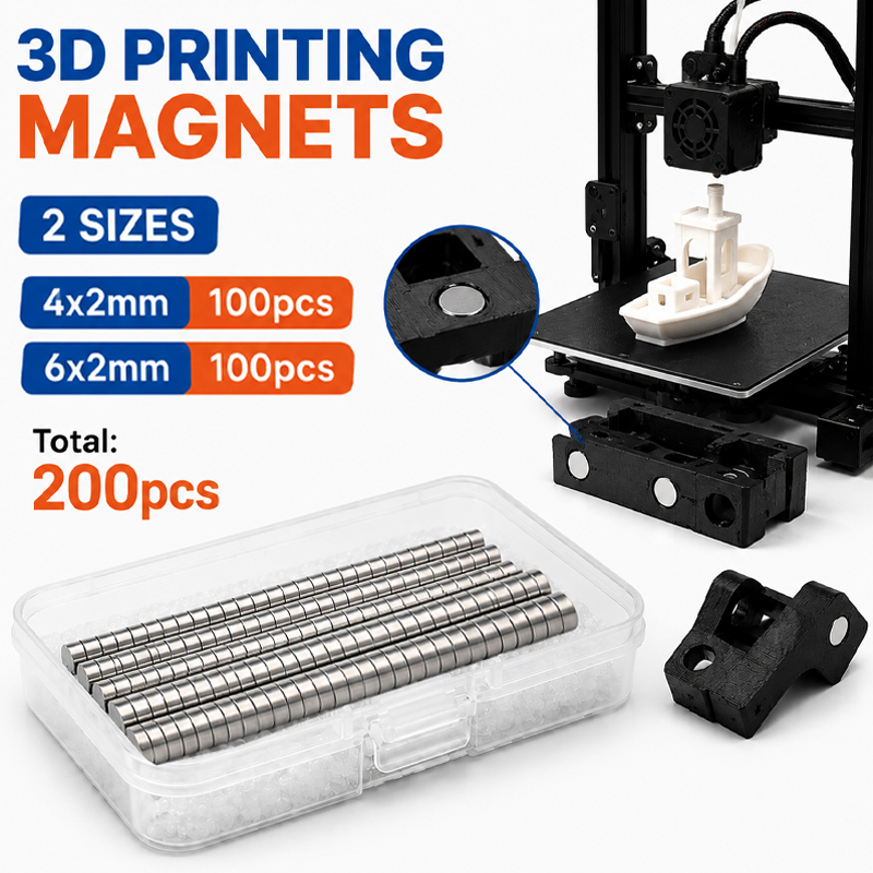 200pcs/box 3D Printing Magnets - 3D Printing Process 评论和价格