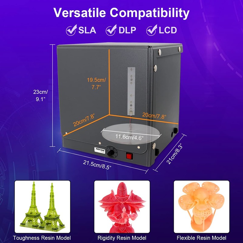 UV Resin Curing Light Box for  - 3D Printing Deck Box 评论和价格
