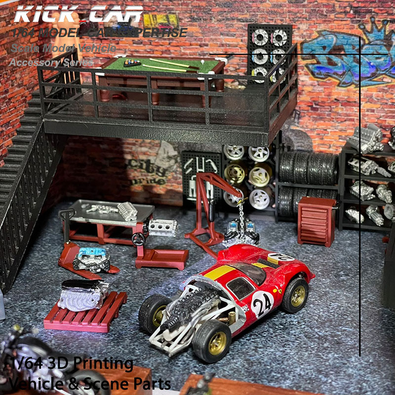 Dayu 1/64 Model Car Diorama Re - 3D Printing Diecast Cars 评论和价格