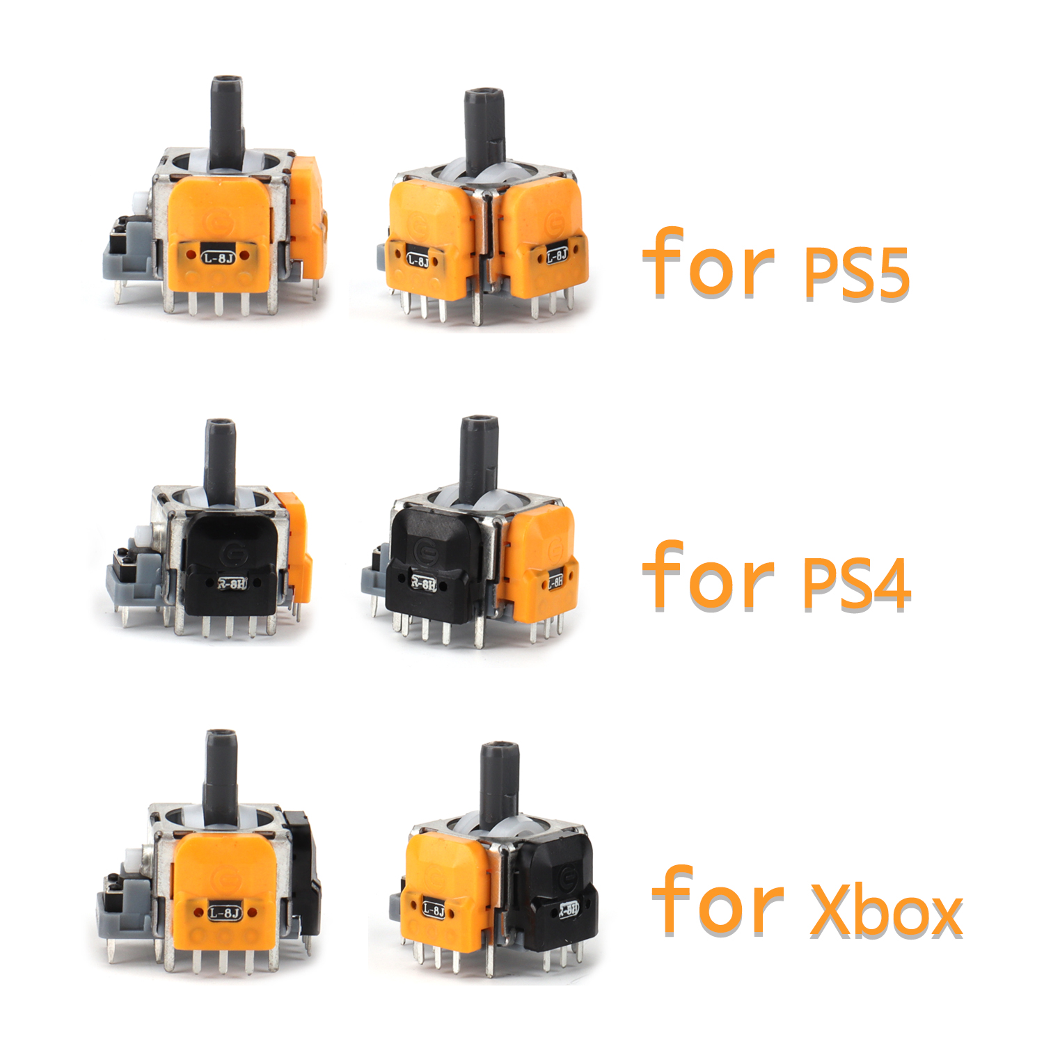 2pcs Replacement Hall Effect J - 3D Printing Xbox Controller 评论和价格