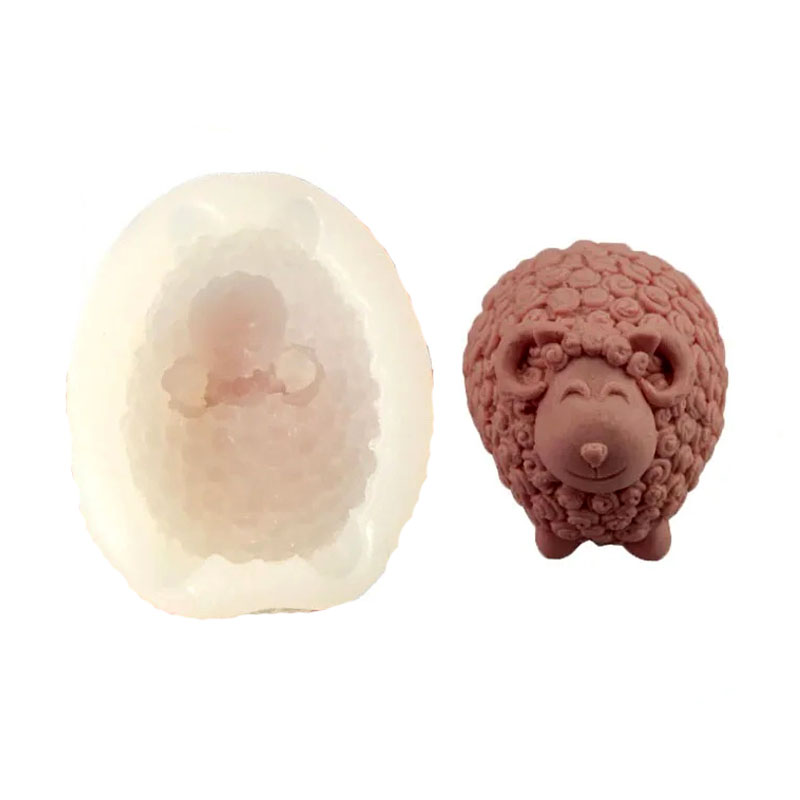 3D Sheep Candle Silicone Mold  - 3D Printing Concrete 评论和价格